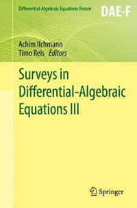 cover of the book Surveys in Differential-Algebraic Equations III