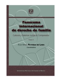 cover of the book Panorama Internacional de Derecho de Familia. Culturas y sistemas jurídicos comparados. Tomo II