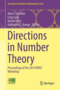 cover of the book Directions in Number Theory: Proceedings of the 2014 WIN3 Workshop