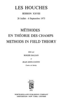 cover of the book Methods in Field Theory