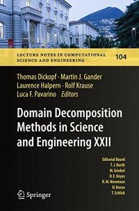 cover of the book Domain Decomposition Methods in Science and Engineering XXII