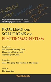 cover of the book Problems and solutions on electromagnetism