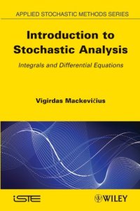 cover of the book Introduction to Stochastic Analysis: Integrals and Differential Equations