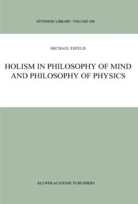 cover of the book Holism in Philosophy of Mind and Philosophy of Physics