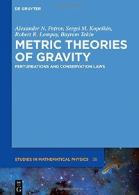 cover of the book Metric Theories of Gravity: Perturbations and Conservation Laws