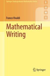 cover of the book Mathematical Writing