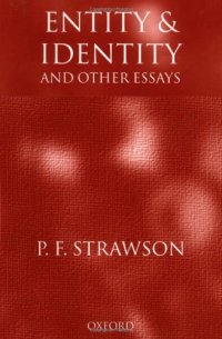 cover of the book Entity and Identity: And Other Essays