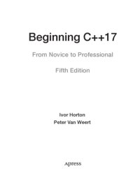 cover of the book Beginning C++17