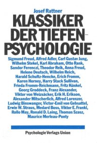 cover of the book Klassiker der Tiefenpsychologie