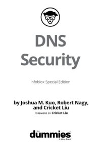 cover of the book DNS Security for Dummies [Infoblox special edition]