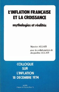 cover of the book L’inflation française et la croissance