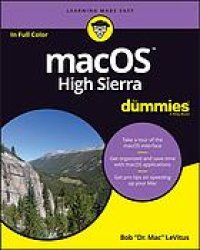 cover of the book MacOS ’X’ High Sierra for Dummies.