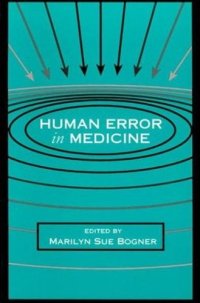 cover of the book Human Error in Medicine