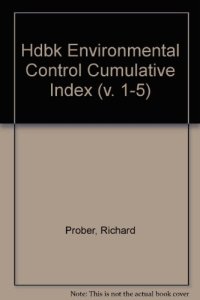 cover of the book Handbook of environmental control: cumulative series index v. 1-5