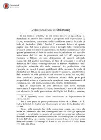 cover of the book Antilegomenon su ὑπόστασις, Augustinianum Volume 54, Issue 1, June 2014, 239-243. Origen of Alexandria