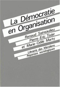 cover of the book La Democratie En Organisation: Vers Des Fonctionnements Collectifs de Travail (Reponses Sociologiques) (French Edition)