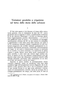 cover of the book Variazioni gnostiche e origeniane sul tema della storia della salvezza. 1976 - Augustinianum 16 (1):7-21. Origen of Alexandria