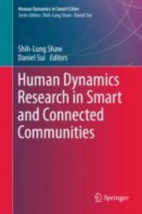 cover of the book  Human Dynamics Research in Smart and Connected Communities