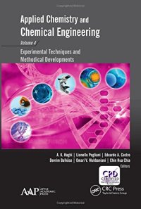 cover of the book Applied chemistry and chemical engineering. Volume 4, Experimental techniques and methodical developments