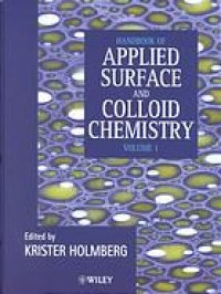 cover of the book Handbook of applied surface and colloid chemistry : volume 1