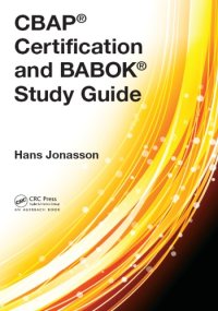 cover of the book CBAP certification and BABOK study guide