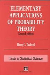 cover of the book Elementary applications of probability theory : with an introduction to stochastic differential equations