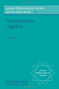 cover of the book Commutative Algebra