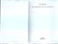 cover of the book El Imperio de la Justicia