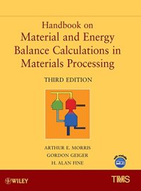 cover of the book Handbook on Material and Energy Balance Calculations in Material Processing, Includes CD-ROM