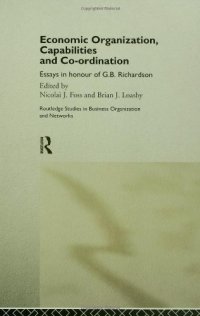 cover of the book Economic Organization, Capabilities and Coordination