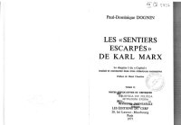 cover of the book Les "sentiers escarpés" de Karl Marx. Tome II (Notes explicatives et critiques)