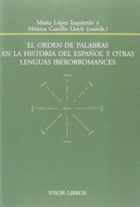 cover of the book El orden de palabras en la historia del español y otras lenguas iberorromances