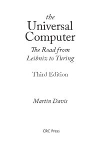 cover of the book The Universal Computer. The Road from Leibniz to Turing