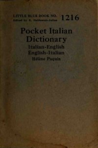 cover of the book Pocket Italian Dictionary: Italian-English, English-Italian