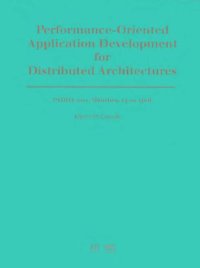 cover of the book Performance-oriented application development for distributed architectures perspectives for commercial and scientific environments