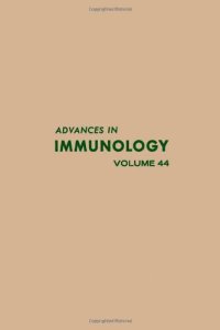 cover of the book Advances in Immunology, Vol. 44