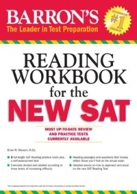 cover of the book Reading Workbook for the NEW SAT