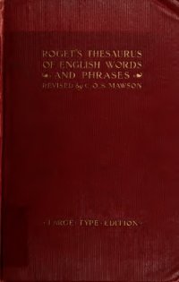 cover of the book Roget’s Thesaurus