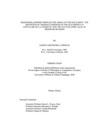 cover of the book Redefining gender through the arena of the male body: The reception of Thomas’s Tristan in the Old French “Le Chevalier de la Charette” and the Old Icelandic “Saga af Tristram ok Ísodd”