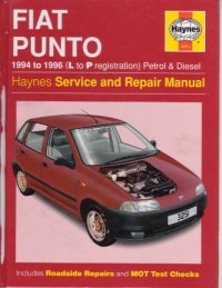 cover of the book Fiat Punto (1994-1996 L to P Registration Petrol & Diesel) Haynes Service and Repair Manual