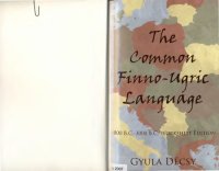 cover of the book The common Finno-Ugric language