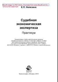 cover of the book Судебная экономическая экспертиза. Практикум. Учебное пособие для студентов вузов, обучающихся по специальностям «Бухгалтерский учет и аудит», «Финансы и кредит», «Налоги и налогообложение»