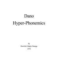 cover of the book Dano Hyper-Phonemics