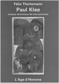 cover of the book Paul Klee. Analyse sémiotique de trois peintures