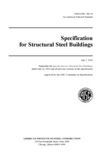 cover of the book Specification for Structural Steel Buildings