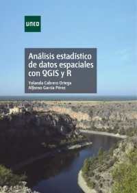 cover of the book Análisis estadístico de datos espaciales con QGIS y R