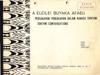 cover of the book A eleilei buyaka afaeu. Percakapan-percakapan dalam bahasa Sentani. Sentani conversations