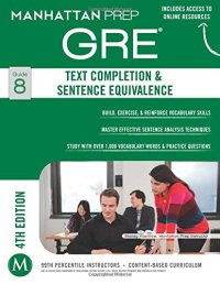 cover of the book GRE Text Completion & Sentence Equivalence