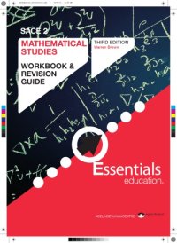 cover of the book Mathematical Studies WorkBook & Revision Guide SACE Stage 2