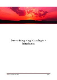 cover of the book Davvisámegiela giellaoahppa – hárjehusat